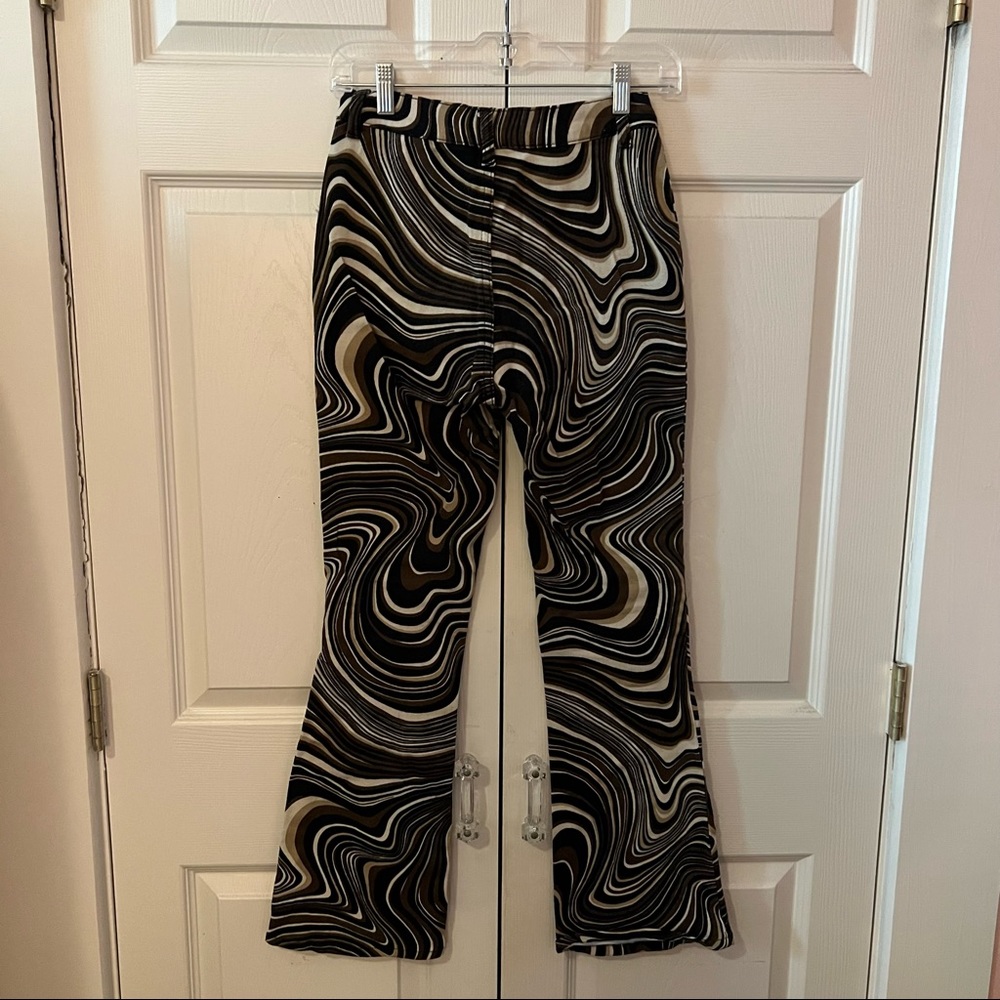 Motel Rocks Zoven Flared Jeans 70s Ripple - Picture 5 of 9